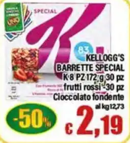Top Supermercati Kellogg's barrette special offerta