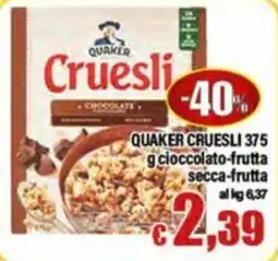 Top Supermercati Quaker Cruesli offerta