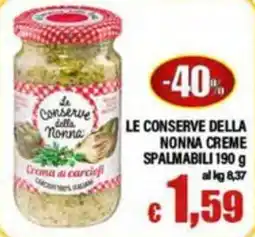 Top Supermercati Le conserve della nonna crema spalmabile offerta