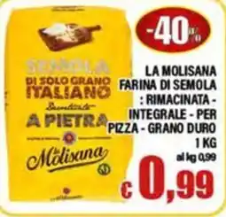 Top Supermercati Farina di semola Molisana offerta