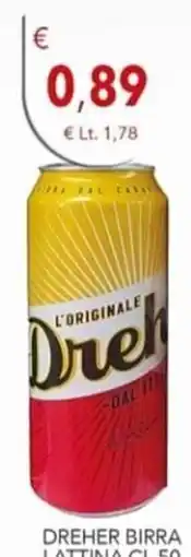 Diper Dreher birra lattina offerta