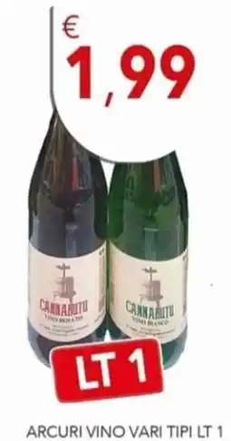 Diper Cannarutu vino vari tipi offerta