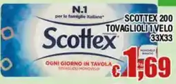 Top Supermercati Scottex tovaglioli monovelto offerta