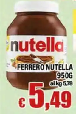 Top Supermercati Ferrero Nutella offerta