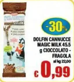 Top Supermercati Dolphin cannucce magic milk offerta