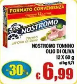Top Supermercati Nostromo tonno all'olio di oliva offerta