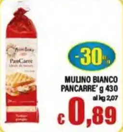Top Supermercati Mulino Bianco Pancarre' offerta