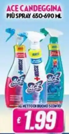 Vitulano Drugstore Ace candeggina più spray offerta
