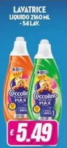 Vitulano Drugstore Lavatrice liquido Coccollino Max offerta