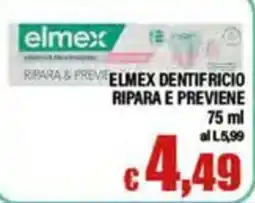 Top Supermercati Elmex dentifricio ripara e previene offerta