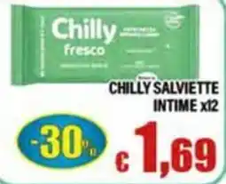 Top Supermercati Chilly salviette intime offerta