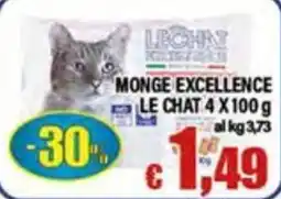 Top Supermercati Monge excellence le chat offerta
