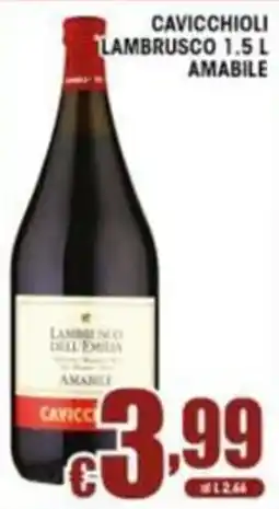 Sacoph Cavicchioli Lambrusco amabile offerta