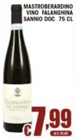 Sacoph Mastroberardino Vino Falanghina Sannio Doc offerta