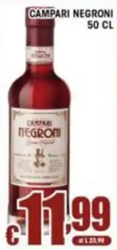 Sacoph Campari Negroni offerta