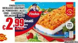 Sacoph Findus filetti merluzzo gratinati offerta