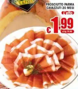Sacoph Prosciutto Parma Cavazzuti offerta