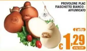 Sacoph Provolone plac fiaschetto bianco affumicato offerta