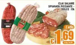 Sacoph Clai salame spianata piccante - dolce ita offerta
