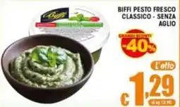 Sacoph Biffi pesto fresco classico senza aglio offerta