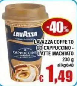Top Supermercati Lavazza coffe to go cappuccino - latte machiato offerta