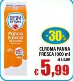 Top Supermercati Clroma panna fresca offerta