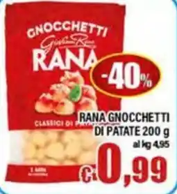 Top Supermercati Gnocchetti Rana offerta