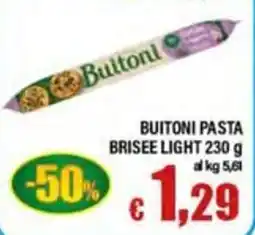 Top Supermercati Buitoni pasta brisee light offerta