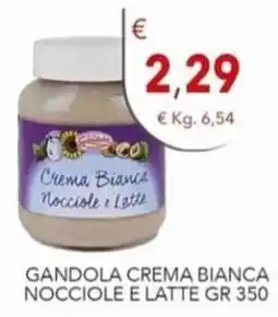 Diper Gandola crema bianca nocciole e latte offerta