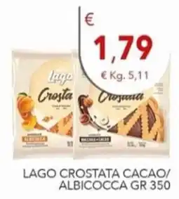 Diper Lago crostata cacao offerta