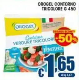 Sacoph Orogel contorno verdure tricolore offerta