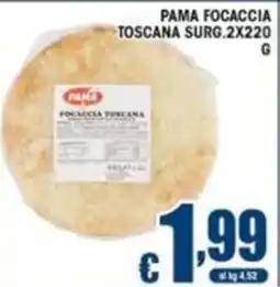 Sacoph Pama focaccia toscana offerta