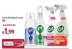 Futura Supermercati Linea detergenti spray CIF offerta