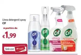 Linea detergenti spray CIF