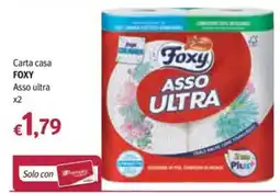Futura Supermercati Carta casa FOXY Asso ultra offerta