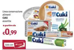 Futura Supermercati Linea conservazione alimenti CUKI assortita offerta