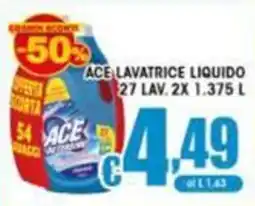 Sacoph Ace lavatrice liquido offerta
