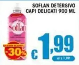Sacoph Soflan detersivo capi delicati offerta