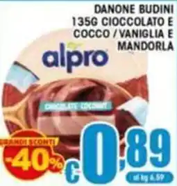 Sacoph Danone Budini alpro offerta