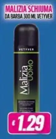 Vitulano Drugstore Malizia schiuma da barba Vetyver offerta