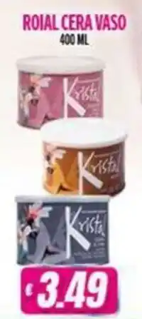 Vitulano Drugstore Roial cera vaso Kristal offerta