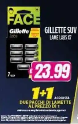 Vitulano Drugstore Gillette Lame Labs X7 offerta