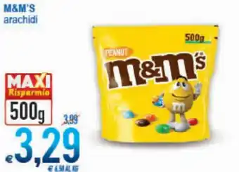 MD Discount M&M's arachidi 500g offerta