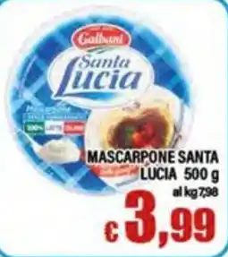 Top Supermercati Mascarpone Santa Lucia offerta