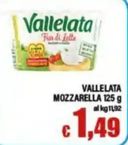 Top Supermercati Vallelata Mozzarella offerta