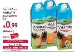 Futura Supermercati Succo di frutta Valfrutta gusti assortiti offerta
