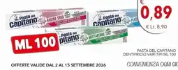 Diper Pasta del Capitano dentifricio vari tipi offerta