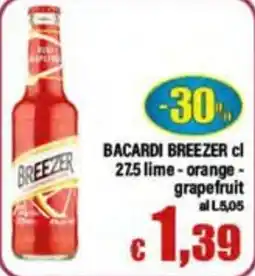 Top Supermercati Bacardi Breezer offerta
