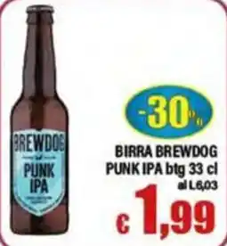 Top Supermercati Birra BrewDog Punk IPA offerta