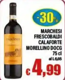 Top Supermercati Marchesi Frescobaldi Cala Forte Morellino DOCG offerta